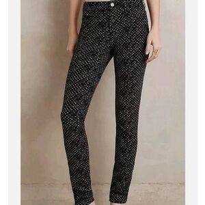 Pilcro and the Letterpress Black Corduroy Slim Pants - Size 30